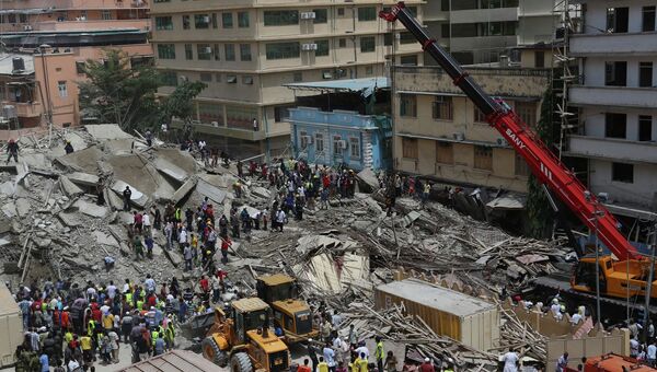 Обрушение здания в Танзании