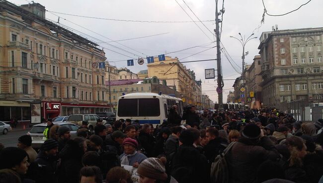 Акция на Триумфальной площади 31 марта 2013 года