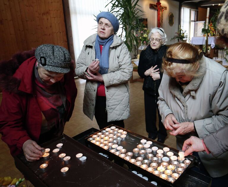 Празднование католической Пасхи в Калининграде