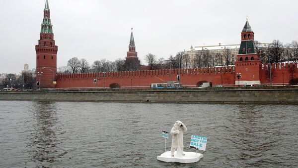 Акция Greenpeace в Москве