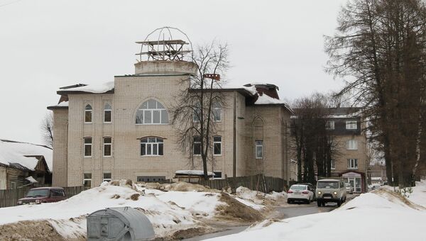 Здание строящейся мечети в Костроме
