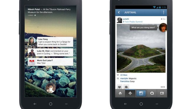 Facebook анонсировала семейство Android-приложений под названием Home