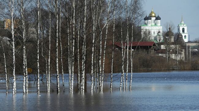 Половодье в Пскове