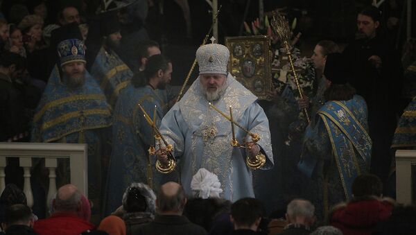 Молебен и литургия в честь 300-летия Александро-Невской лавры в Петербурге
