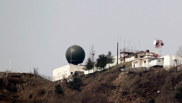 Южнокорейская радиолокационная станция вблизи демилитаризованной зоны между Северной и Южной Кореей