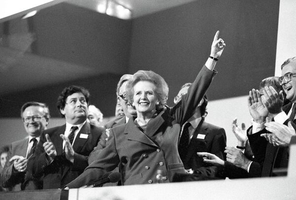 Премьер-министр Великобритании Маргарет Тэтчер, 1989 год