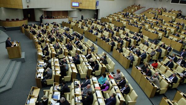 Пленарное заседание Госдумы, архивное фото