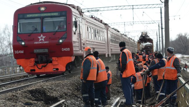 Ликвидация последствий ДТП на Каширском шоссе в Подмосковье