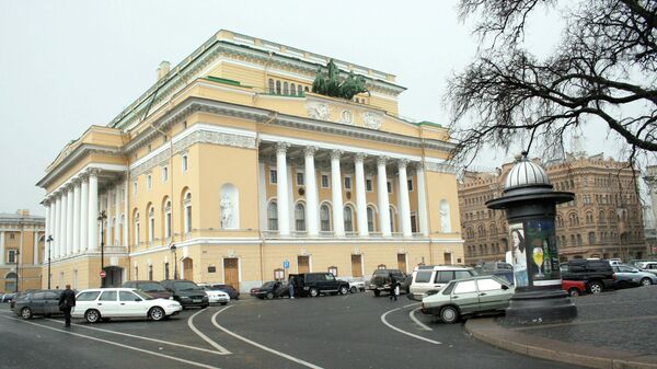 Здание Александринского театра, архивное фото