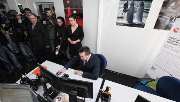 Губернатор Приморья отправляет новость о запуске поясного интернет-вещания РИА Новости