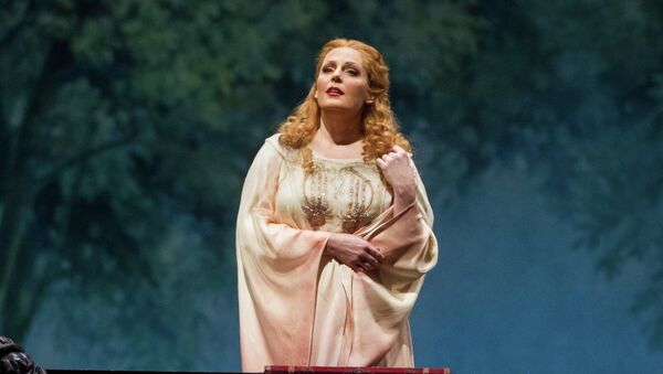 Сцена из оперы Риккардо Дзандонаи Франческа да Римини в постановке театра Метрополитен-опера (Нью-Йорк)