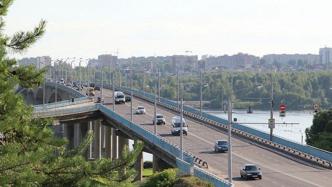 Мост через Волгу в Костроме. Архив