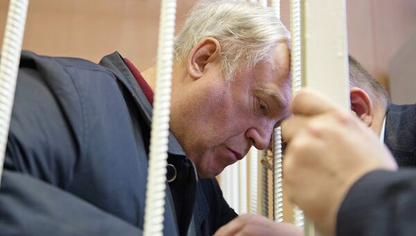 Бывший генеральный директор Ижмаша Владимир Гродецкий, обвиняемый в мошенничестве, в Тверском суде Москвы