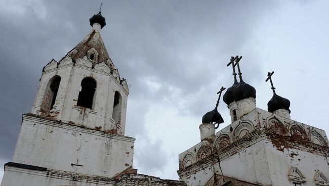 Каменная церковь в Забайкалье