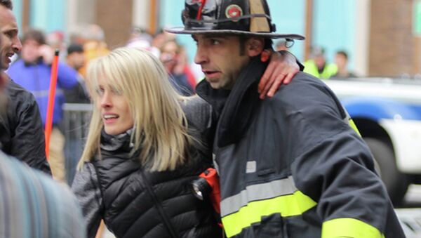 Помощь пострадавшим от взрыва в Бостоне