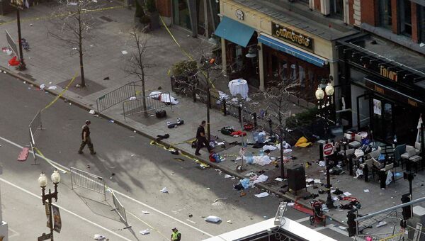 Последствия взрыва в Бостоне