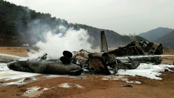 Вертолет ВВС США потерпел крушение в Южной Корее на границе с КНДР