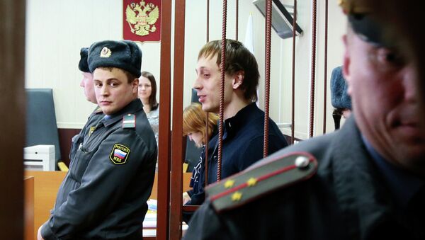 Солист Большого театра Павел Дмитриченко в зале Таганского районного суда