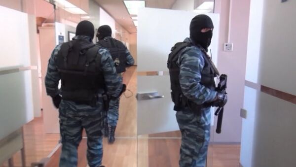 Полиция проводит обыски в Курортах Северного Кавказа. Оперативные кадры