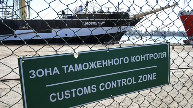В порту Калининграда