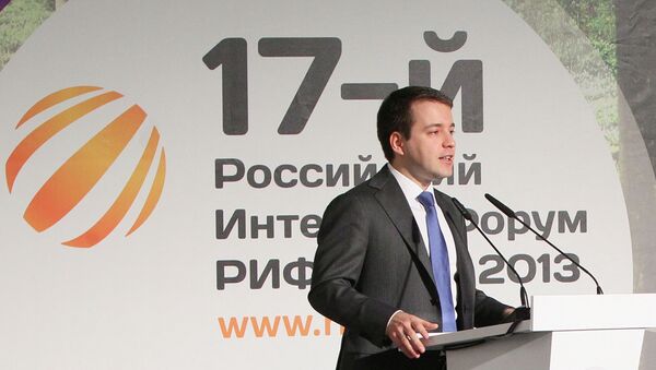 Министр связи и массовых коммуникаций РФ Николай Никифоров на интернет-конференции РИФ+КИБ 2013