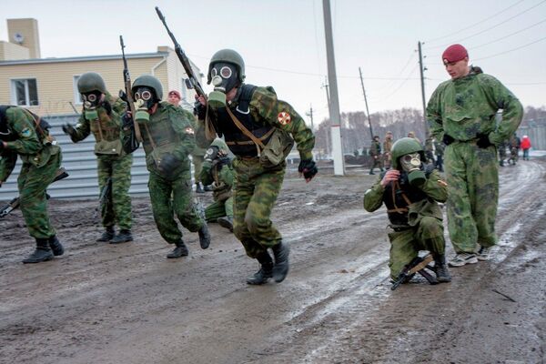 Предварительное квалификационное испытание на право ношения крапового берета отряда специального назначения Ермак в Новосибирске