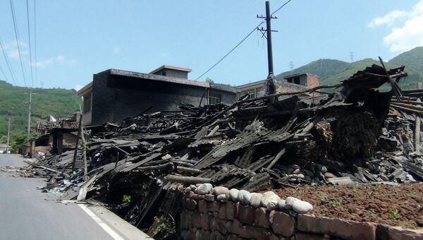 Последствия землятресения в Китае