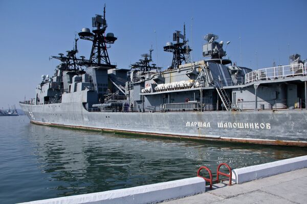Встреча кораблей ТОФ во Владивостоке после антипиратской операции