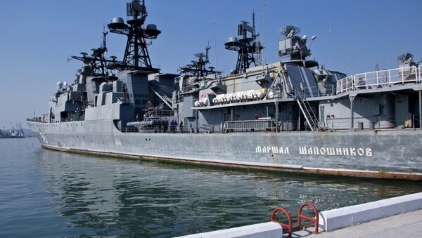 Встреча кораблей ТОФ во Владивостоке после антипиратской операции