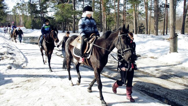 Катание на лошадях Катание на лошадях