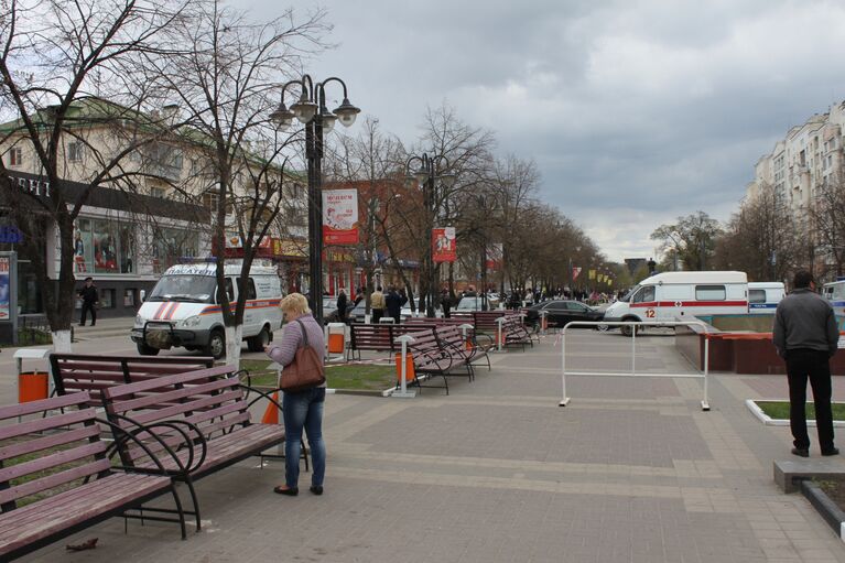 На месте стрельбы в Белгороде