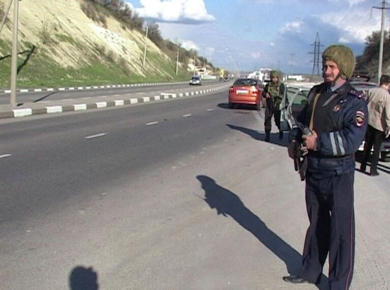 Полицейские патрулируют улицы в Белгороде