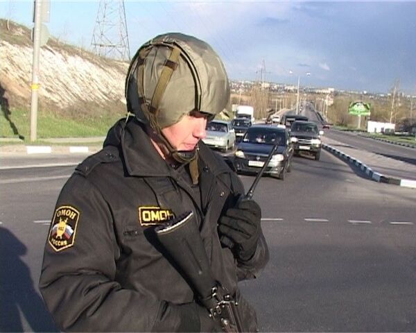 Полицейские патрулируют улицы в Белгороде