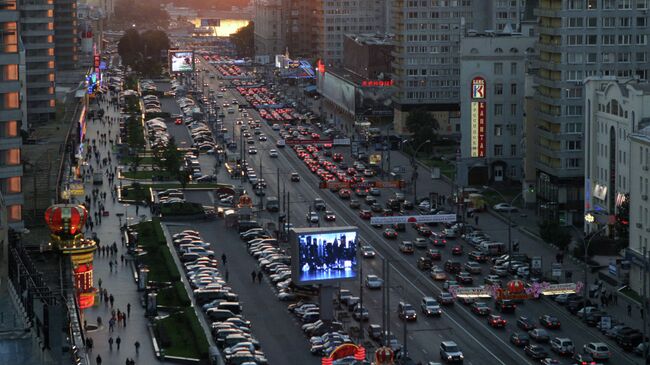 Улица Новый Арбат в Москве. Архивное фото