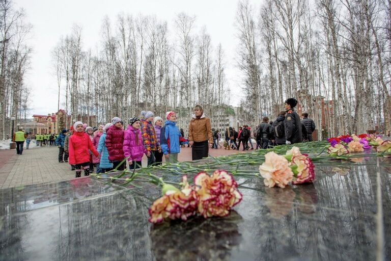 Проводы участников автопробега Победа: одна на всех в Ханты-Мансийске