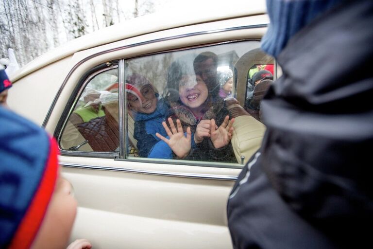 Проводы участников автопробега Победа: одна на всех в Ханты-Мансийске