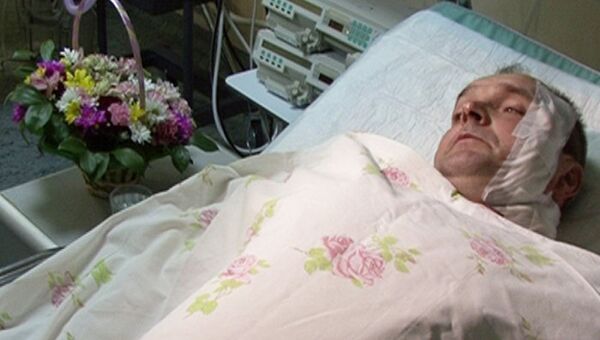 Полицейский Юрий Седых , раненный при задержании Сергея Помазуна, 24 апреля 2013 года