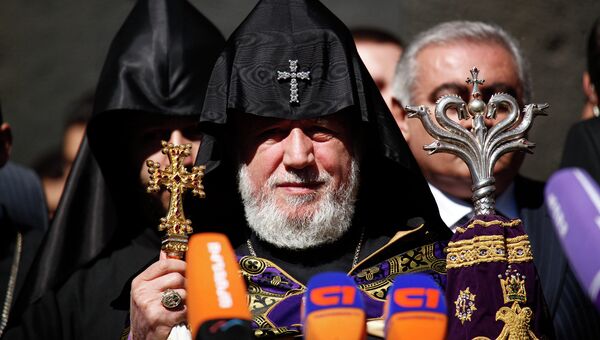 Католикос всех армян Гарегин II. Архивное фото