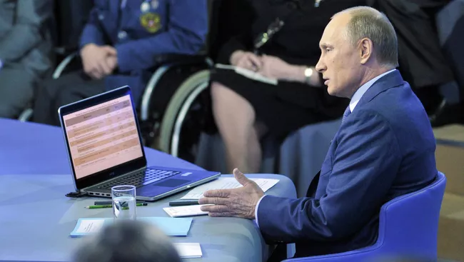 Прямая линия с Владимиром Путиным