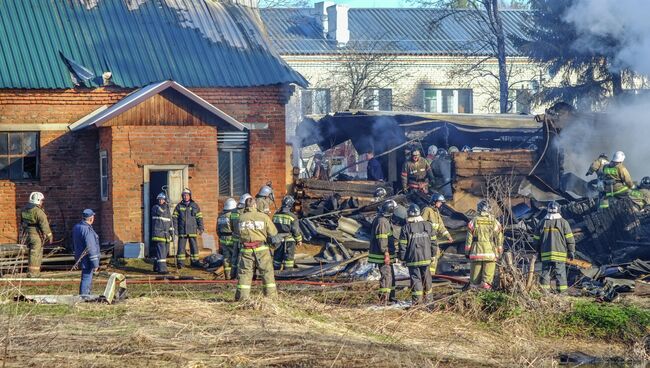 Последствия пожара в психиатрической больнице в Подмосковье