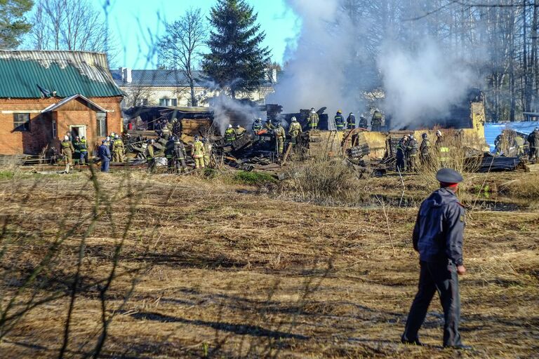 Последствия пожара в психиатрической больнице