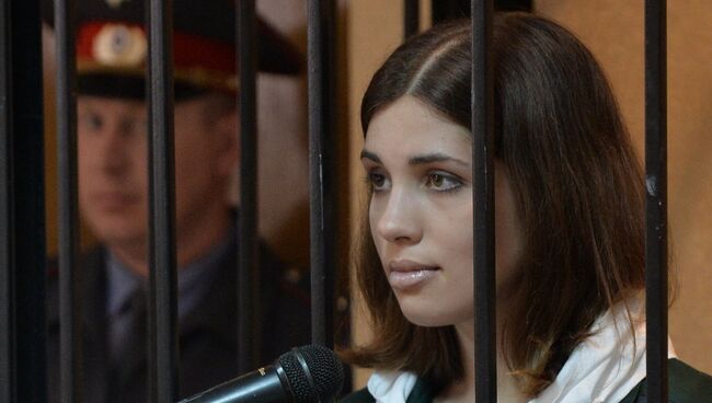 Участница панк-группы Pussy Riot Надежда Толоконникова. Архив