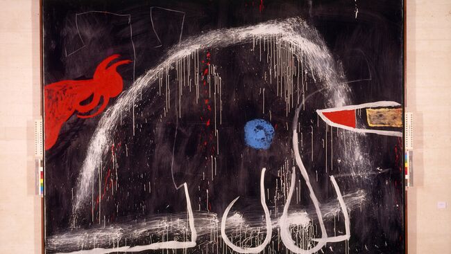 Работа каталонского художника Хуана Миро. Без названия, 1974 год
