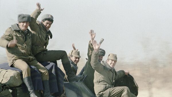 Советские войска покидают Кабул