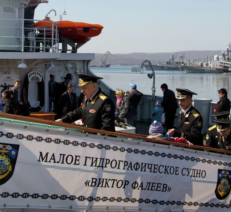 Новое судно Виктор Фалеев в строю Тихоокеанского флота