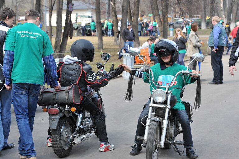 Субботник в парке Красная Пресня