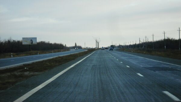 Автомагистраль М6 на подъезде к Волгограду