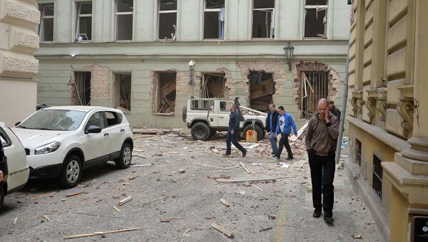 Взрыв прогремел в одном из домов в центре Праги