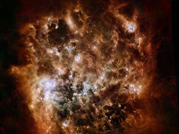 Снимок Большого Магелланова Облака, сделанный телескопом Гершель