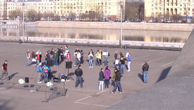 Первая акция в московском Гайд-парке